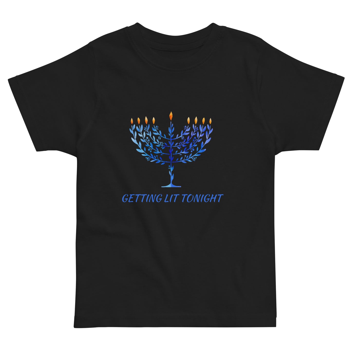 Getting Lit Tonight | Kids Hanukkah T-Shirt