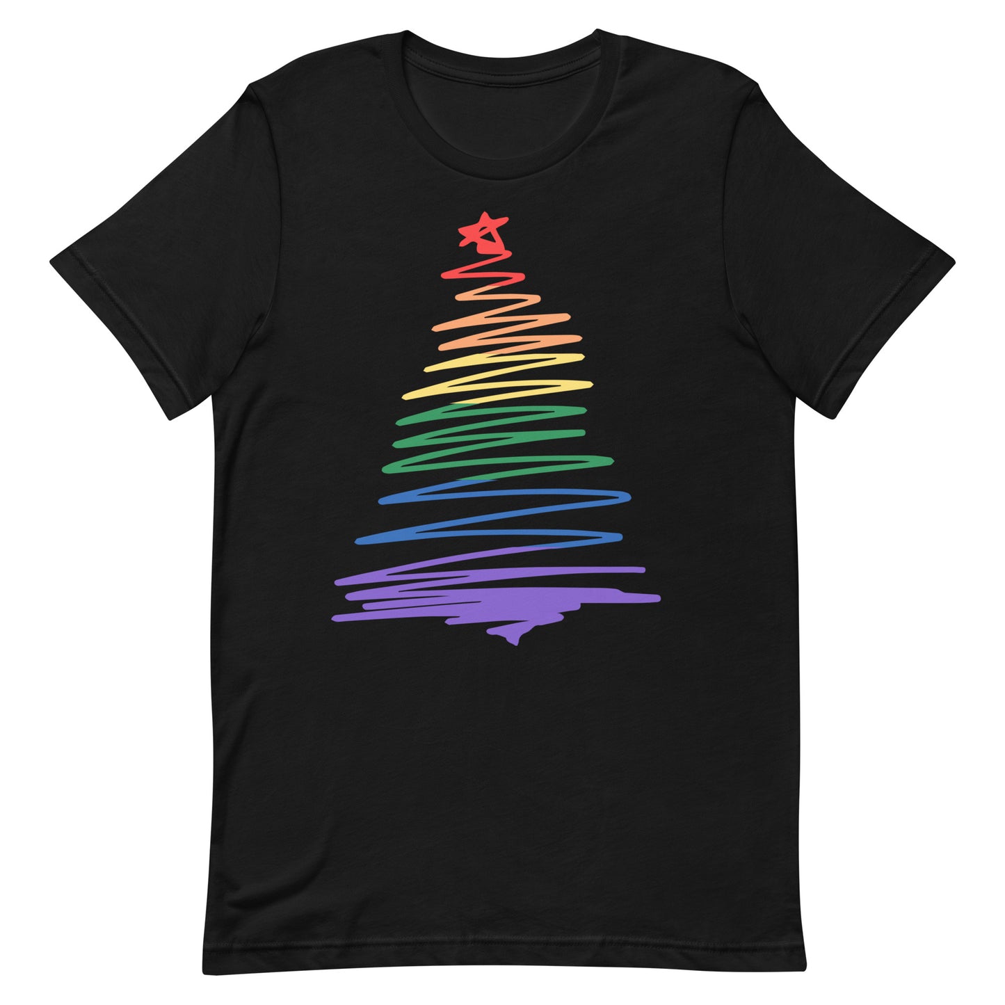 Happy Holigays Christmas Tree | T-Shirt
