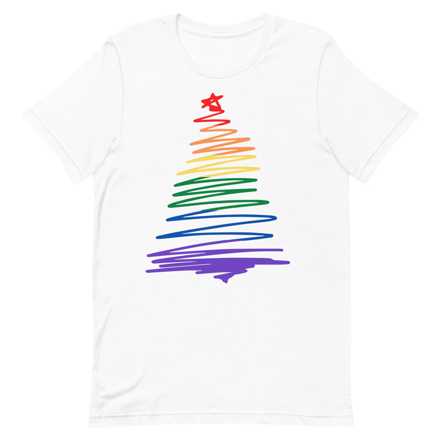 Happy Holigays Christmas Tree | T-Shirt